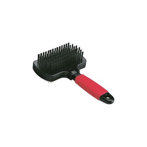 CARDATORE CON SPAZZOLA GRO 5982 P/CANI E GATTI PELO MEDIO E LUNGO  cm.17x10,5x5h.    FERPLAST