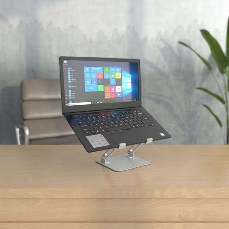 AISENS - SOPORTE DE SOBREMESA 7-13 AJUSTABLE PARA PORTATIL / TABLET, PLATA