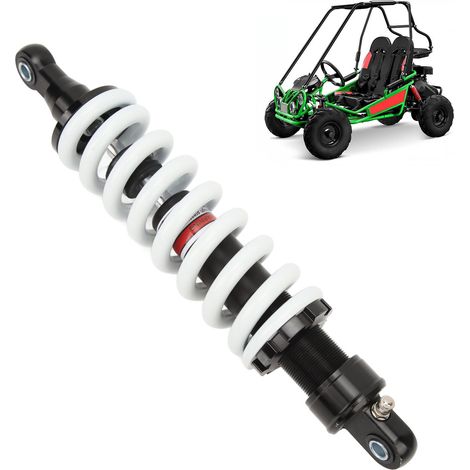 350-mm-Bohrungs-Mittelteil-Stoßdämpfer mit einstellbarer Dämpfung, 11,5 mm Durchmesser Hochleistungs-Stoßdämpferfedern, geeignet für Offroad-Motorräder, ATVs, Quads und Karts (übergewichtig) von 50 bi (1/5)