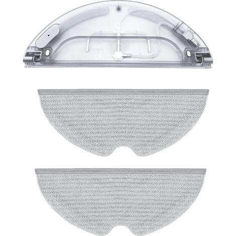 Ensemble comprenant 1 réservoir d'eau et 2 lingettes Paa-home compatibles avec l'aspirateur robot-laveuse Xiaomi Mi 1C, STYTJ01ZHM, SKV4093GL (1/5)