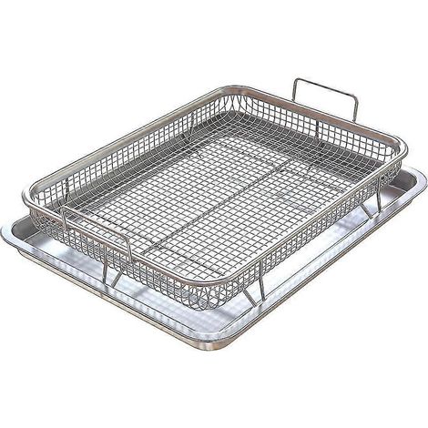 R-Korb für den Ofen, ohne Crisper aus Stahl und Deluxe-Pommes in Ihrem Ofen, 2-teiliges Set, für (1/5)