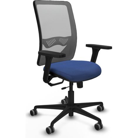 Silla de oficina piqueras y crespo Zulema gris malla cómoda (1/2)