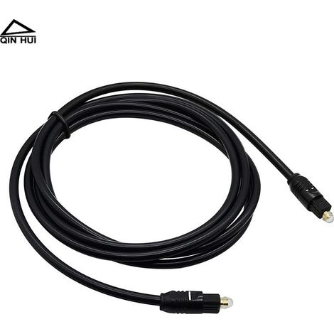 Câble audio à fibre optique OD4.0 sans perte, câble de sortie SPDIF, câble de connexion à fibre optique pour amplificateur/enceintes 5.1 canaux (1/4)