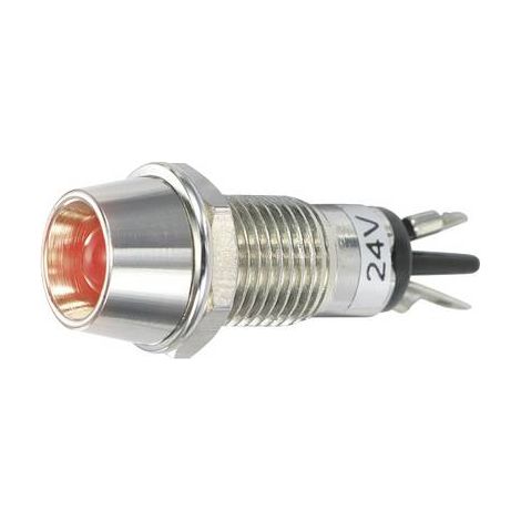 TRU COMPONENTS TC-R9-115L 24 V rouge Voyant de signalisation LED rouge 24 V/DC (1/2)
