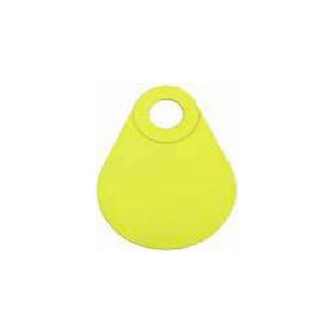 Crotal Inspevet Marque pour suspendre, 7 x 5,5 cm, orange, 100 Crotals