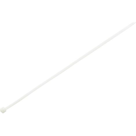TRU COMPONENTS 1592789 TC-RCV300203 Fascetta per cavi 300 mm 4.80 mm Naturale riutilizzabili 100 pz.
