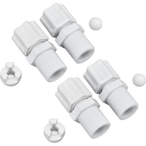 Jeu de 2 Clapets Anti-Retour avec Raccord d'Entrée pour Piscine, Accessoire de Nettoyage Compatible HAYWARD CL200 CL220 (1/5)