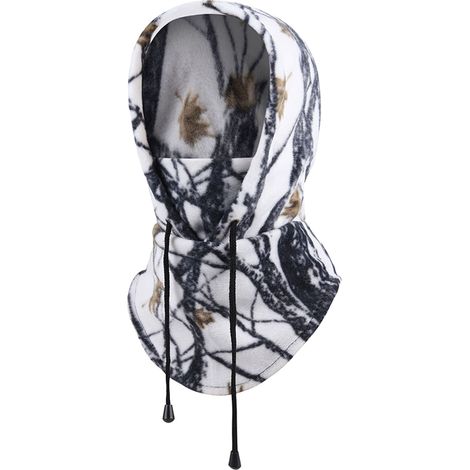 Masque Visage Hiver Antivente - Balaclava Polaire Élastique pour Ski Moto Vélo Randonnée - Unisexe - 1 Pièce (1/5)