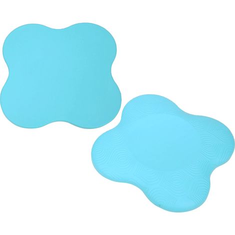 Lot de 2 coussinets de yoga pour genoux, poignets et coudes, avec protection pour la pratique du fitness (vert).
