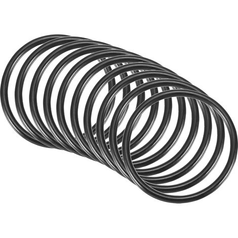 46x40x3mm Nitrile Rubber O-Rings 10 Pieces Round Black (1/5)