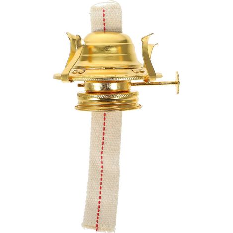 1 brûleur à huile avec mèche de rechange pour lampe à pétrole-6x5cm-Golden (1/4)
