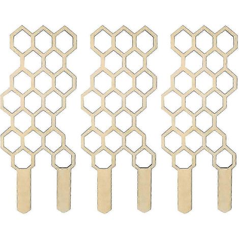 Treillis de jardin pour plantes en pot, idéal pour les concombres à fleurs.-Honeycomb