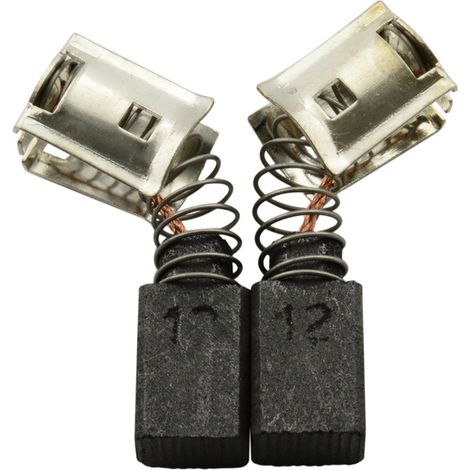 Balais de charbon pour Hilti Marteau TE5 – Dimensions 5x8x12mm – Remplacement pièces 7556 et 75561 – Avec arrêt automatique et ressort (1/2)