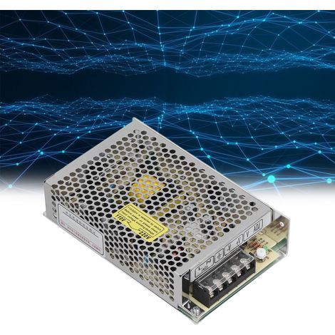 Alimentation à découpage BERM S-75-24 CC pour la surveillance des rubans LED, adaptateur, transformateur 110/220 V (1/5)