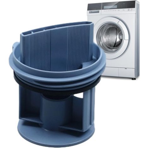Bouchon de sortie de vidange de machine à laver, couvercle de pompe de drainage de laveuse Couvercle de joint de pompe de drainage de machine à laver,Pièce de rechange pour filtre à (1/5)
