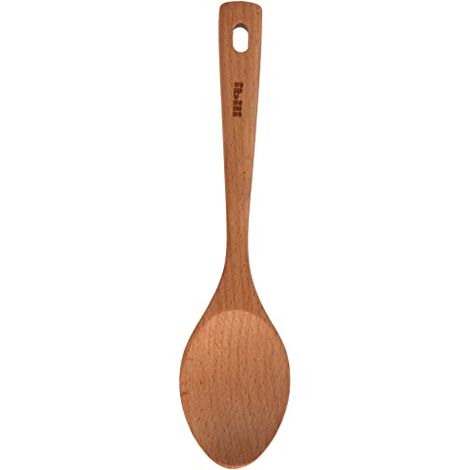 Cucchiaio in legno Ibili finitura dorata 22 cm elegante (1/4)