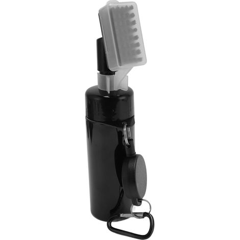 Brosse de nettoyage pour clubs de golf, type pulvérisateur d'eau, avec housse de protection et cordelette de suspension. (1/5)