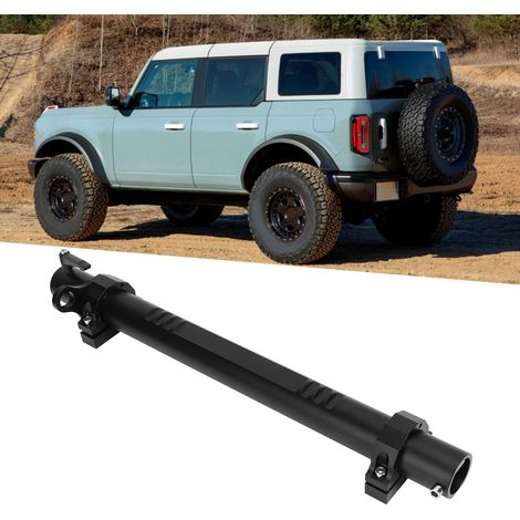 Antennenhalterung und Heckklappenscharnierhalterung für Ford Bronco 2021/2022, einseitig, Aluminium, kein Bohren erforderlich (schwarz). (1/5)