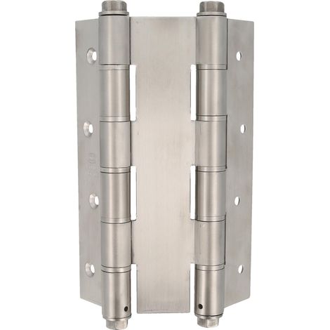AMIG Charnière va-et-vient double action 3033 180 x 133,5 x 3 mm Acier inoxydable AISI 304 Mat (1/5)