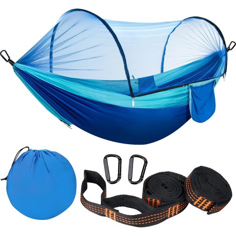 Zanzariera ultraleggera per amaca con capacità di carico di 300 kg  Amaca sospesa con supporto traspirante  Paracadute in nylon ad asciugatura rapida per esterni, campeggio, escursionismo, giardino, z