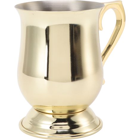 Mug Moscow Cocktail Mule en acier inoxydable antirouille, multifonctionnel, plaqué or, idéal pour la bière, le thé glacé et le café glacé.