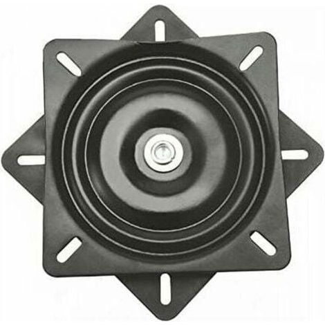 6.25-inch Heavy-Duty Bar Stool Swivel Plate Replacement, Square Swivel Mechanism for Deck Chairs or Furniture - Ball Bearing Swivel Boat Seat MUMU