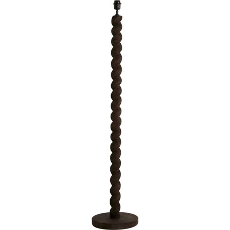 Light & Living - lámpara de pie - Nanno - gris - madera - (1/4)