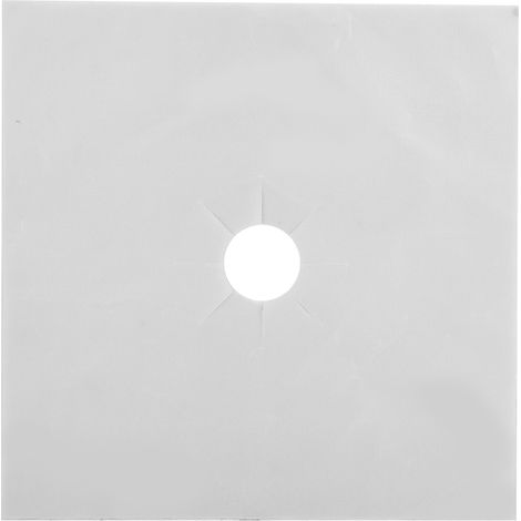 Ensemble de 4 housses pour cuisinière à gaz, tapis de protection antiadhésif contre l'huile, ustensiles de cuisine (argent) (1/5)