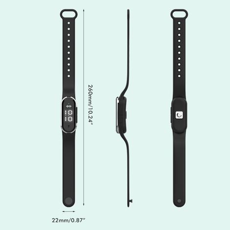 Montre anti-moustiques, bracelet anti-moustiques à ultrasons rechargeable (1/5)