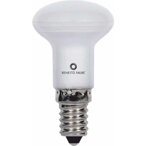 Lampadina LED R39 E14 3W 3000K Fascio 120º 308 Lumen Classe Energetica Efficiente per Illuminazione Interna IP40 - Beneito & Faure