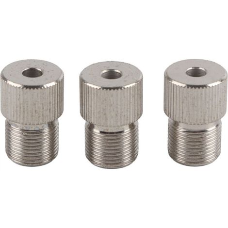 Drill chuck adapter sleeve, 3 pieces of 5mm, drill bit accessory for woodworking, made of high carbon steel, for home and commercial use (1/5)