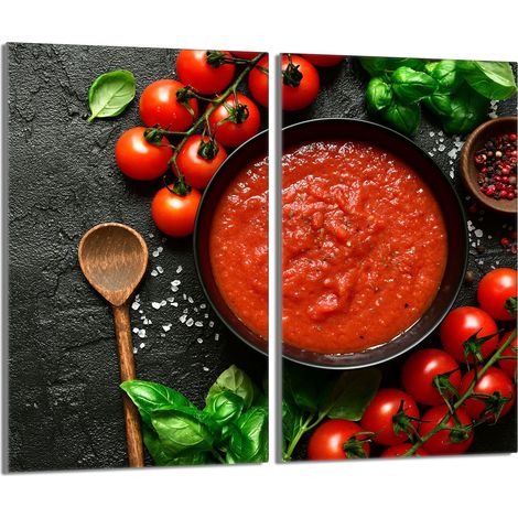 Piastra protettiva in vetro per fornello 2x30x52 Food (1/5)