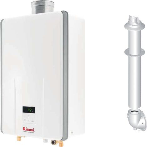 Rinnai Infinity 17i scaldabagno a gas da interno Metano con kit scarico fumi REU-A1720FFU-NG (1/2)
