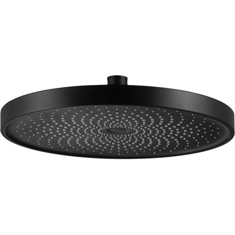 Soffione doccia di alta qualità da 220 mm. Doccia idromassaggio spa (nera) Cisea (1/5)