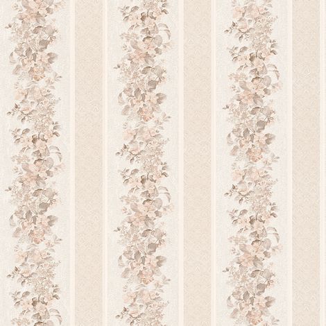 A.S. Creation Concerto 3 959292 Papiertapete Blumenoptik 0.53 m x 10.05 m Braun (1/5)