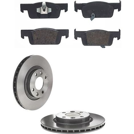 KIT FRENI ANTERIORI compatibile con SMART FORTWO COUPE' (453) - DISCHI + PASTIGLIE OEM: P 50 137 , P 68 059 / 18316 /SOSTITUZIONE DIRETTA/BASSA POLVERE/SILENZIOSO (1/5)