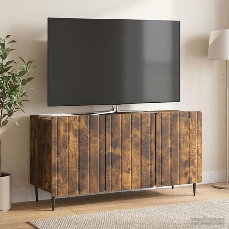 TV-Schränk Geräucherte Eiche 99 x 34,5 x 52 cm Holzwerkstoff (1/5)
