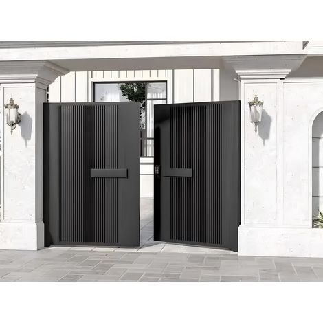 Portail Jules 170x300cm – 2 vantaux en aluminium - Standard