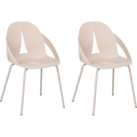 Gartenstuhl 2er Set BOLGHERI Beige (1/5)