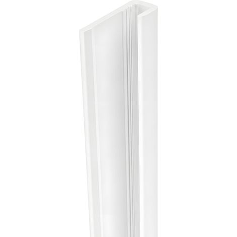 Profilé de Finition Aluminium pour Panneau Dibond 3 mm - 145 cm - Laqué Blanc - Habillage Mural Salle de Bain & Cuisine - Homewell (1/5)