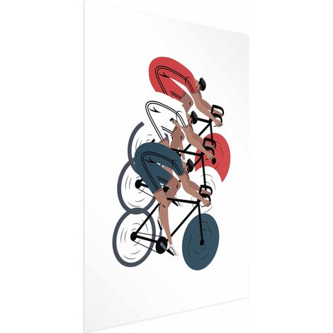 Cartel - Juegos Olímpicos - carrera de ciclismo (1/4)