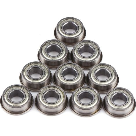Roulements à Billes Radiaux à Bride F686ZZ Mini Roulements à Billes à Bride à Double Blindage en Acier Métallique 6×13×5mm Roulement Miniature à Bride 10 Pcs GROOFOO (1/5)