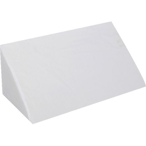 Oreiller médical surélevé, oreiller en mousse haute densité, oreiller triangulaire pour le sommeil, coussin triangulaire en mousse, coussin triangulaire blanc-AquaForge (1/5)