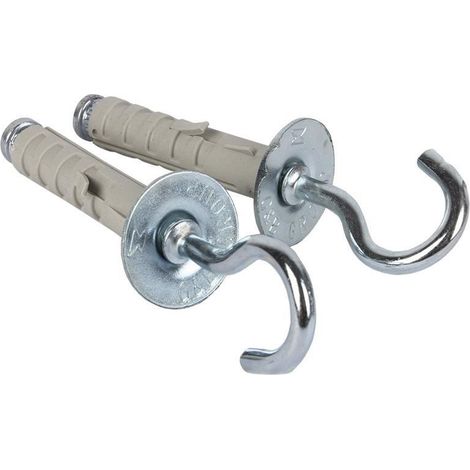 Bl 2 uds taco nylon con gancho 4x40