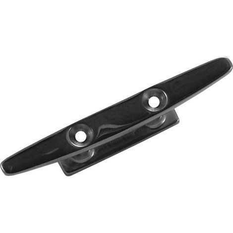 Taquet 125 mm plat poli en inox A4, AISI 316