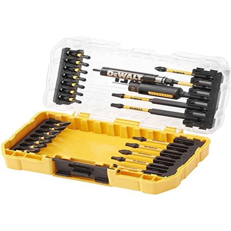 Coffret 25 Pièces - Embouts de Vissage Flextorq - Pour Perceuse-Visseuse Argent (1/4)