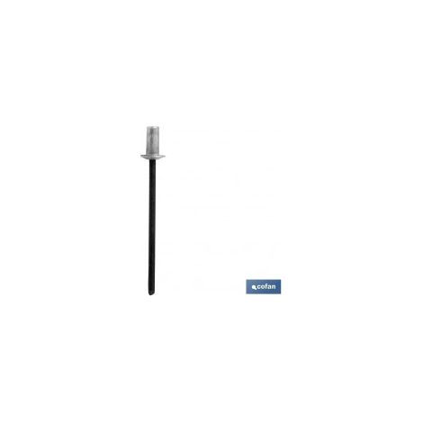 Pack mit 1000 Wasserdichten Aluminium-Nieten 4 x 8 mm