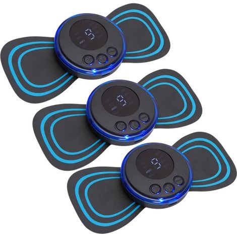 EMS muscle stimulator gel for neck massage, cervical pain relief, relaxation, back massage, neck massage, back massage 02363-AquaForge