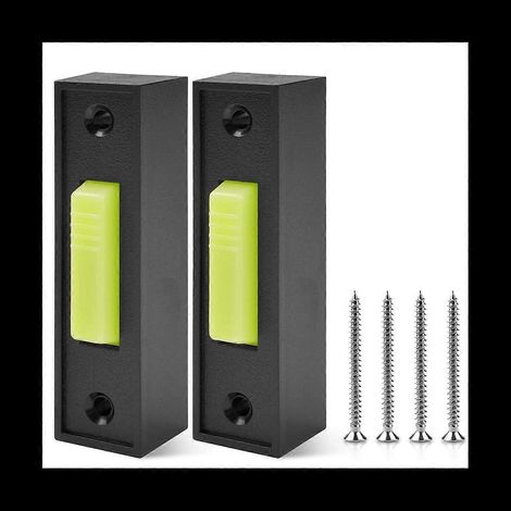 Lot de 2 interrupteurs universels pour ouvre-porte de garage avec centre blanc (1/5)