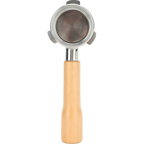 Bodenloser 54-mm-Kaffeefilterhalter mit dreifacher Befestigung und Griff aus Massivholz für Breville Serie 8 (1/5)